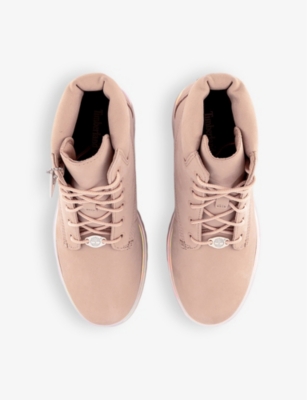 TIMBERLAND: Lyonsdale iridescent-trim nubuck-leather ankle boots