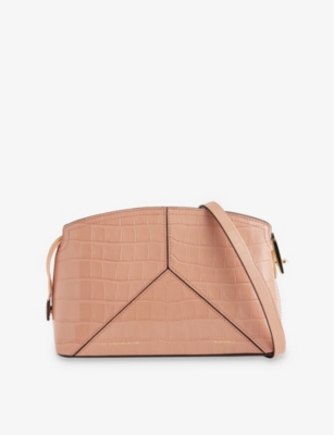 Victoria Beckham Womens Blush Pink Victoria Leather Crossbody Bag