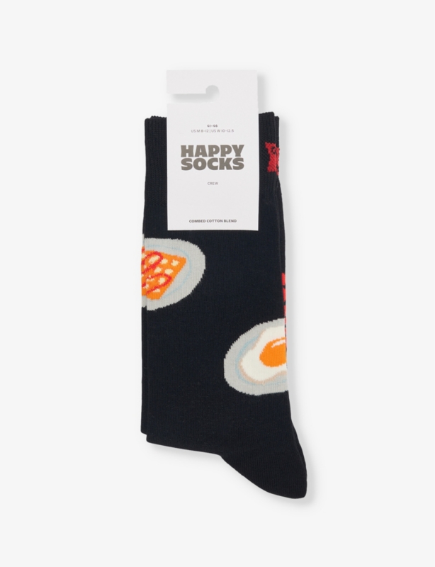 Breakfast branded cotton-blend socks