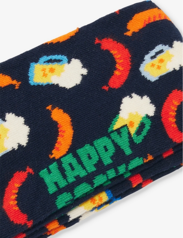 Beer And Sausage stretch-cotton blend socks
