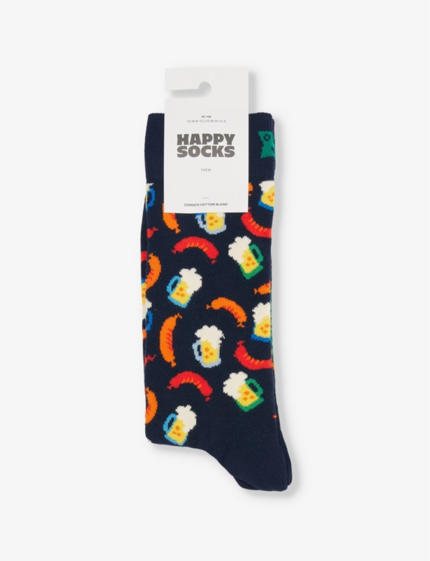 Beer And Sausage stretch-cotton blend socks