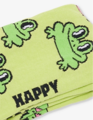 HAPPY SOCKS: Frog  stretch-cotton blend socks