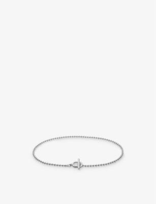 Miansai Mens Orb Ball-chain Sterling-silver Bracelet