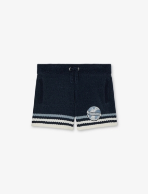 REISS: Mitchell Logo-Embroidered Chenille Shorts 3-9 Years