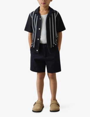 REISS: Chaplin Short-Sleeve Knitted Shirt 9-13 Years
