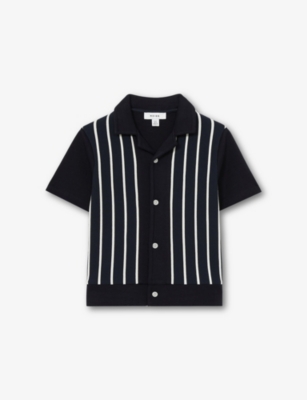 REISS: Chaplin Short-Sleeve Knitted Shirt 9-13 Years