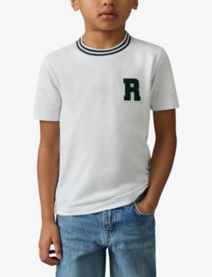 Reiss Almers Short-sleeve Cotton-jersey T-shirt 3-9 In White