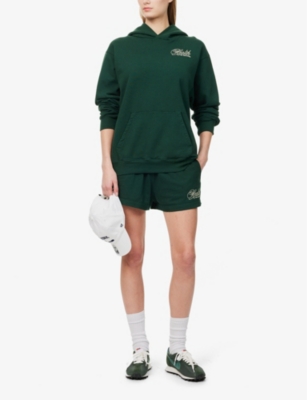 Sporty And Rich Womens Country Health Cotton-jersey Hoody Forest In Forest