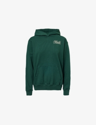 Sporty And Rich Womens Country Health Cotton-jersey Hoody Forest In Forest