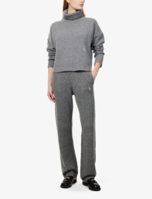 SPORTY & RICH: Country turtleneck wool-knit jumper