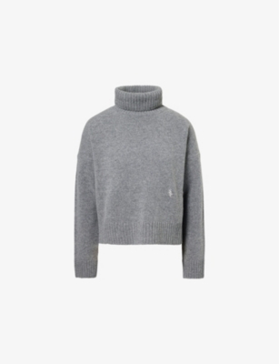 SPORTY & RICH: Country turtleneck wool-knit jumper