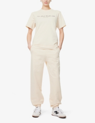 SPORTY & RICH: NY Health Club Cotton-Jersey T-Shirt