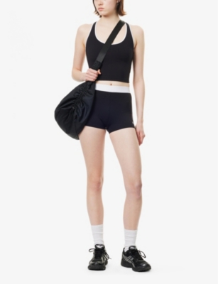 SPORTY & RICH: SR Sports Stretch-Woven Tank Top