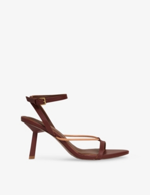 REISS: Ashley Leather Heeled Sandals