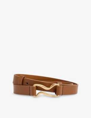REISS: Leather Buckle Belt