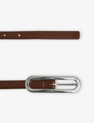 REISS: Scarlett Leather Buckle Belt