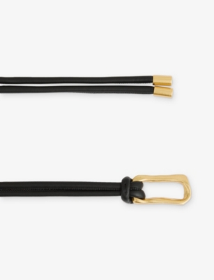 REISS: Tara Tubular Faux-Leather Belt