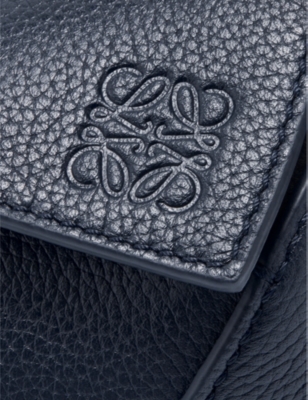 Loewe Womens Deep Navy Puzzle Edge Mini Leather Cross-body Bag In Deep Navy