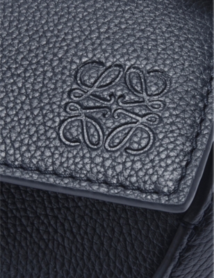 Loewe Womens  Puzzle Edge Small Leather Cross-body Bag In Deep Navy