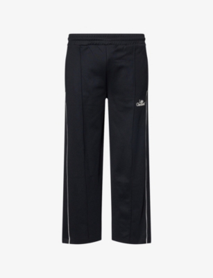 LATE CHECKOUT: Drawstring Two-Slip-Pockets Woven Track Trousers