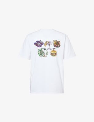 LATE CHECKOUT: Amenities Graphic-Print Cotton-Jersey T-shirt