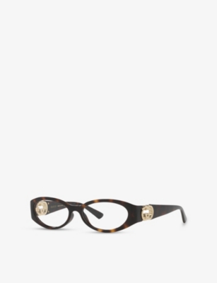 GUCCI: GC002294 Round-Frame Injected Optical Glasses