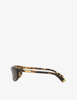 Ralph Lauren Womens Brown Bv1327s Rectangle-frame Acetate Sunglasses