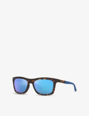 Gucci Womens Brown Gg1735s Square-frame Acetate Sunglasses