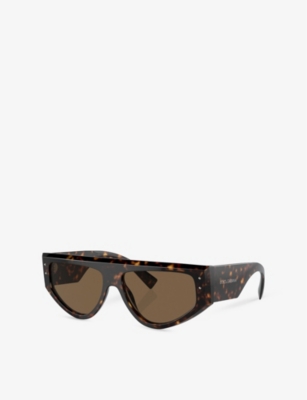 Dolce & Gabbana Womens Brown Dg4461 Tortoiseshell Acetate Sunglasses