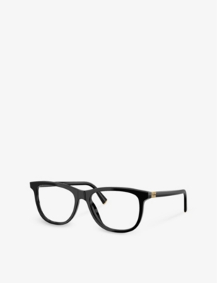 Miu Miu Womens Black Mu 01wv Branded Acetate Eyeglasses In Black