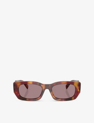 PRADA: B05S Square-Shape Acetate Sunglasses