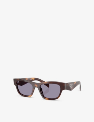 PRADA: B09S Square-Shape Acetate Sunglasses