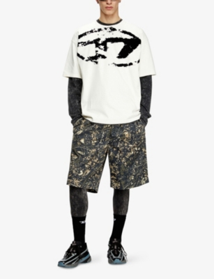 Diesel Short-sleeved T-shirt In White
