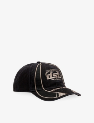 DIESEL: C-Arson Logo-Embroidered Cotton Baseball Cap