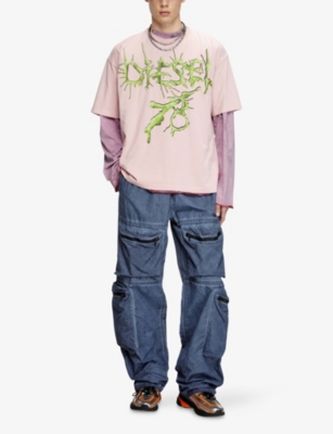 DIESEL: T-Boxt-R28 Relaxed-Fit Cotton T-Shirt
