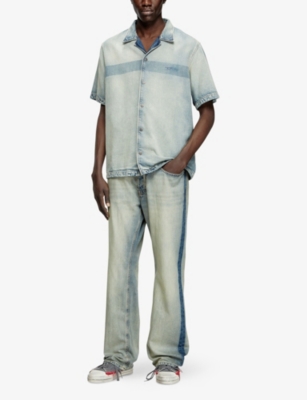 DIESEL: 1980 D-Eeper Oabdf Relaxed-Fit Stretch-Denim Jeans
