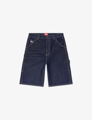 DIESEL: D-Livery Relaxed-Fit Denim Shorts