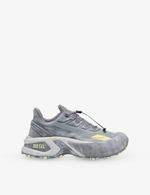 DIESEL: D-Cage Runner Chunky-Sole Ripstop Low-Top Trainers
