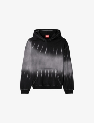 DIESEL: S-Boxt-Hood-R2 Boxy-Fit Cotton-Jersey Hoody
