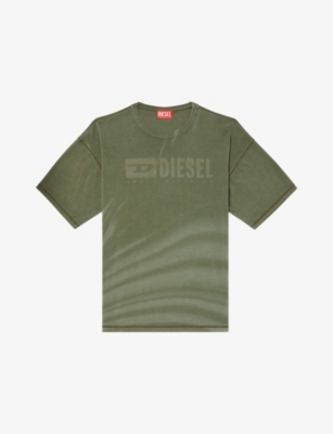 DIESEL: T-Adjust-R13 Crewneck Cotton-Jersey T-Shirt