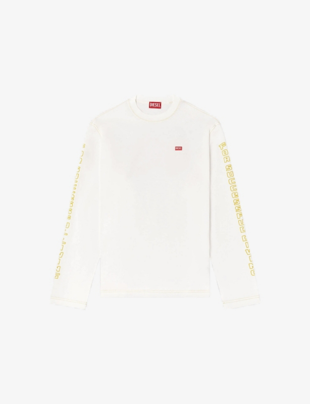 T-Crane-LS-R1 Graphic-Print T-Shirt