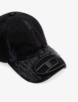 DIESEL: C Ody Logo-Embroidered Denim Baseball Cap