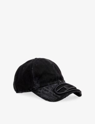 DIESEL: C Ody Logo-Embroidered Denim Baseball Cap