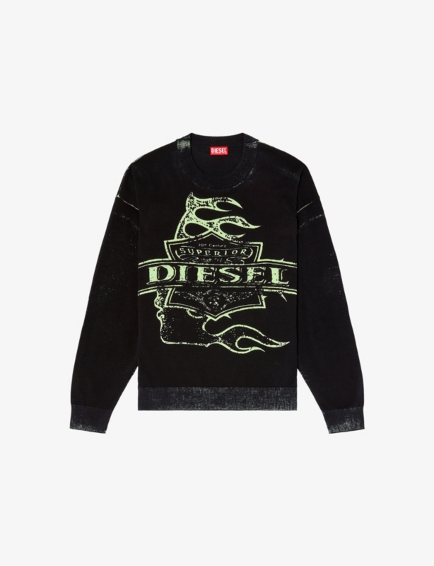 K-Belez Crewneck Cotton-Jersey Sweatshirt
