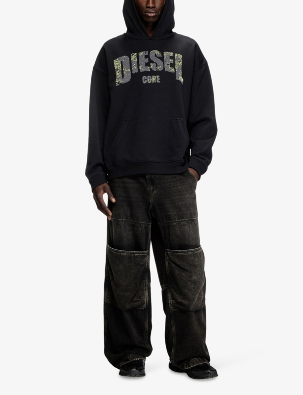 S-Boxt-Hood-R13 Relaxed-Fit Cotton-Blend Hoody