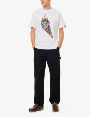 ICECREAM: Cone Man short-sleeve cotton-jersey T-shit