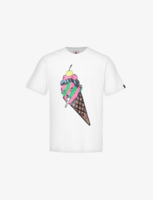ICECREAM: Cone Man short-sleeve cotton-jersey T-shit