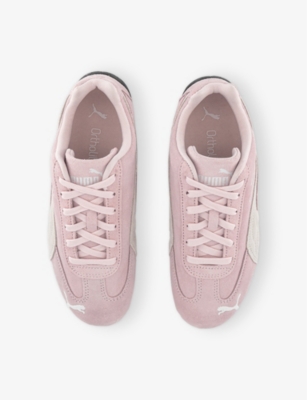 Shop Puma Womens Whisp Of Pink White Speedcat Og Suede Low-top Trainers