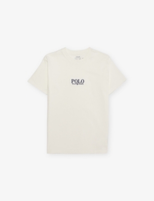 POLO RALPH LAUREN: Logo-Embroidery Short-Sleeve Cotton-Jersey T-Shirt 6-14 Years