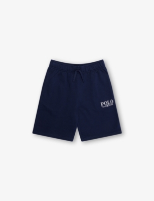 POLO RALPH LAUREN: Logo-Embroidery French Terry Cotton-Jersey Shorts 6-14 Years